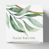 トロピカルリングや輪結婚式の引き出物ボックス フェイバーボックス (上部)