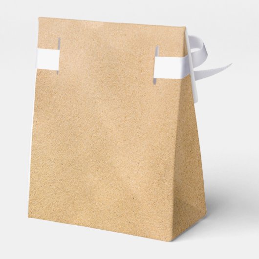 トロピカルリースサンディビーチ結婚式サンキュー フェイバーボックス (裏面サイド)