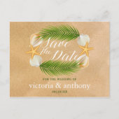 トロピカルリースサンディビーチ結婚式ザデイト 案内ポストカード (正面)