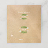 トロピカルリースサンディビーチ結婚式 プレイスカード (外部開封)