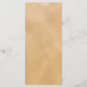 トロピカルリースサンディビーチ結婚式 メニュー (裏面)