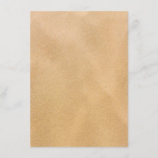 トロピカルリースサンディビーチ結婚式 メニュー (裏面)