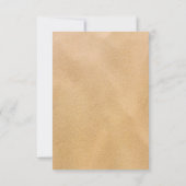 トロピカルリースサンディビーチ結婚式 出欠カード (裏面)