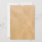 トロピカルリースサンディビーチ結婚式 招待状 (裏面)