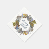 トロピカルリースパーティー紙ナプキンス スタンダードカクテルナプキン (角)