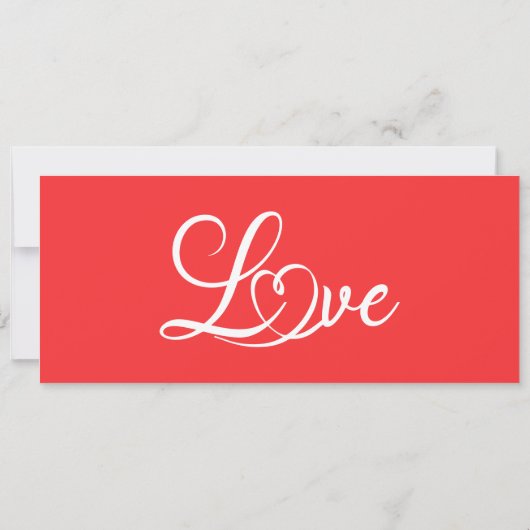 トロピカルリーフと花 招待状 (裏面)