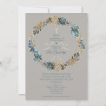 トロピカルリーフのダスティーブルーゴールドクリスマスパーティ