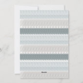 トロピカルリーフのダスティーブルーゴールドクリスマスパーティ シーズンカード (裏面)