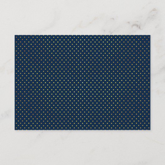 トロピカルリーフのピンクとネイビーの結婚式 エンクロージャーカード (裏面)