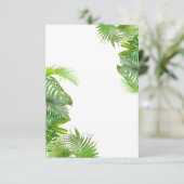 トロピカルリーフの白紙招待状 招待状 (スタンド正面)
