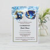 トロピカルリーフアイランドフィッシュビーチブライダルシャワー 招待状 (スタンド正面)