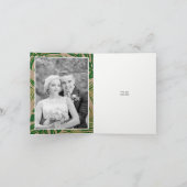 トロピカルリーフウェディング　サンキュー サンキューカード (内部)