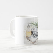 トロピカルリーフカメラ コーヒーマグカップ (正面左)