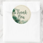 トロピカルリーフサークルリース結婚ズサンキュー ラウンドシール (バッグ)