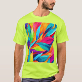トロピカルリーフタペストリー絵画 Tシャツ