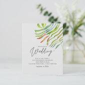 トロピカルリーフデスティネーションビーチ結婚式招待状 (スタンド正面)