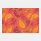 トロピカルリーフパターン18 ラッピングペーパーシート (正面2)