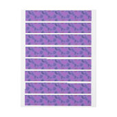 トロピカルリーフパターン19 ラップアラウンドラベル (シート)