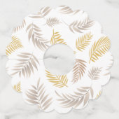 トロピカルリーフパターン7 ワイングラスタグ (裏面)