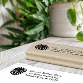 トロピカルリーフビーチライトクリスマスホリデー ラバースタンプ