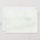 トロピカルリーフビーチ結婚式日付の保存 招待状 (裏面)