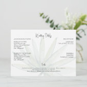 トロピカルリーフビーチ結婚式詳細 招待状 (スタンド正面)