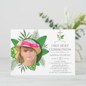 トロピカルリーフファーストホーリーコミュニオン 招待状 (スタンド正面)