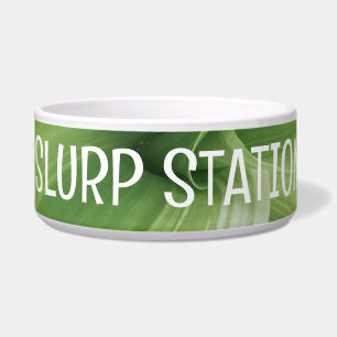 トロピカルリーフペットボウルとSLURPステーション文字 ボウル