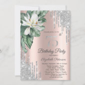 トロピカルリーフマグノリアバラ金ゴールドドリプス75th 招待状 (正面)