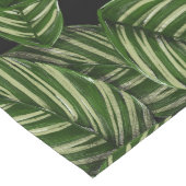 トロピカルリーフモダンパームプラントプリント ロングテーブルランナー (コーナー)