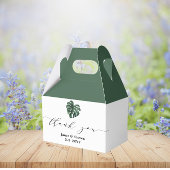 トロピカルリーフモンステラ緑のボックス フェイバーボックス