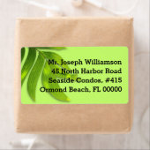 トロピカルリーフライムグリーンカスタム出荷ラベル ラベル (インサイチュ)