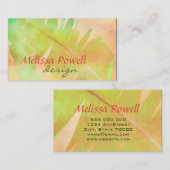 トロピカルリーフ水カラー名刺 名刺 (正面/裏面)