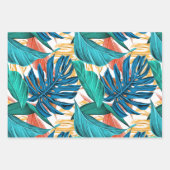 トロピカルリーフ紅葉ズビューティフルテーマ ラッピングペーパーシート (正面)