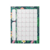 トロピカルリーフ2カレンダーメモ帳 ノートパッド (回転)