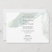 トロピカルリーフ2ベニュー結婚ス 招待状 (正面)