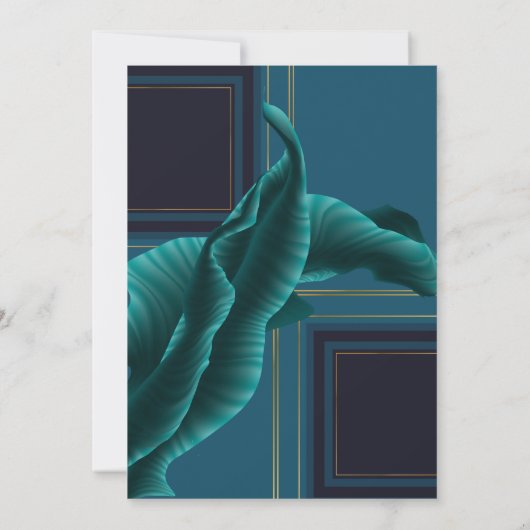 トロピカルリーフ21歳の誕生日パーティー 招待状 (裏面)