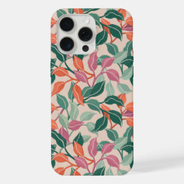 トロピカルリーフ コーラルグリーン ボタニカル おしゃれ モダン iPhone 15 PRO MAXケース