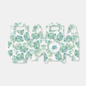 トロピカルリーフ シータートル 水彩画 フェイバーボックス (折り畳みなし)