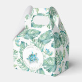 トロピカルリーフ シータートル 水彩画 フェイバーボックス (正面サイド)