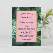 トロピカルリーフ ハワイアンビーチウェディング 招待状 (スタンド正面)