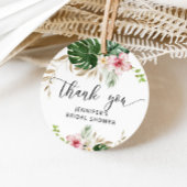 トロピカルリーフ, モンステラ ブライダルシャワープレゼントタグ フェイバータグ