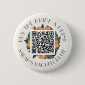 トロピカルリーフ　新婦にドリンクを買ってあげて 缶バッジ (正面)