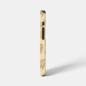 トロピカルリーブスパターン 6 iPhoneケース (左側面)