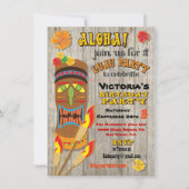 トロピカルルアウ ティキパーティー招待状 招待状 (正面)