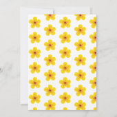 トロピカルルアウ(ハワイ式宴会)ココナッツ誕生日パーティー 招待状 (裏面)