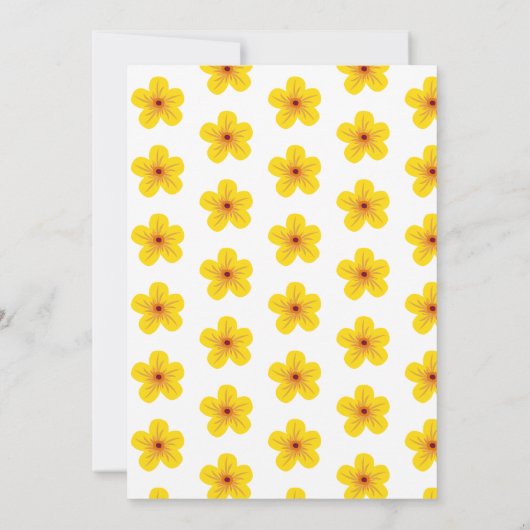 トロピカルルアウ(ハワイ式宴会)ココナッツ誕生日パーティー 招待状 (裏面)