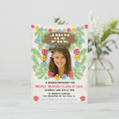 トロピカルルアウ（ハワイ式宴会）ハウィアン卒業招待状 招待状 (スタンド正面)