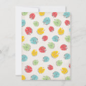 トロピカルルアウ（ハワイ式宴会）ハウィアン卒業招待状 招待状 (裏面)