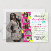 トロピカルルアウ（ハワイ式宴会）フィルムストリップ6 Photo Grad発表 招待状 (正面)